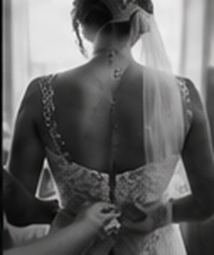 Wedding dress detail